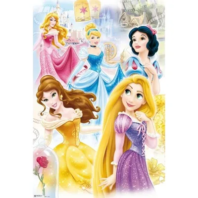 Erik Maxi-Poster Disney-Prinzessinnen-Gruppe 91,5 x 61 cm