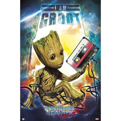 Erik Maxi Poster Guardians of the Galaxy Vol.2 Groot 91,5x61cm