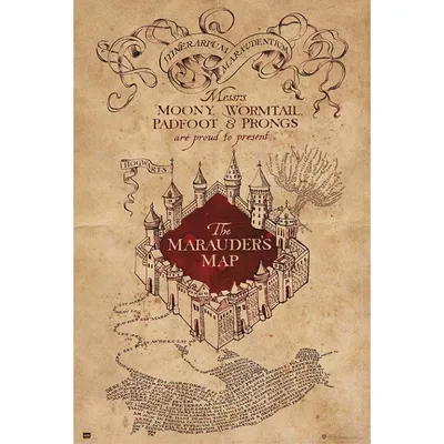 Erik Maxi Poster Harry Potter Die Karte des Rumtreibers 91,5 x 61 cm