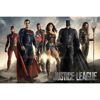 Erik Maxi Poster DC Comics Justice League Charaktere 91,5 x 61 cm