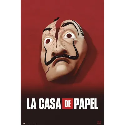 Erik Maxi Poster La Casa de Papel Mascara 91,5x61cm