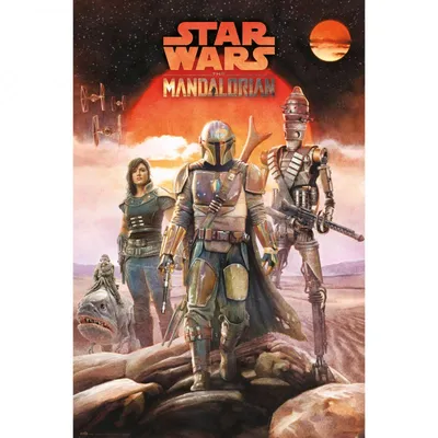 Erik Maxi Poster Star Wars The Mandalorian Group 91,5x61cm