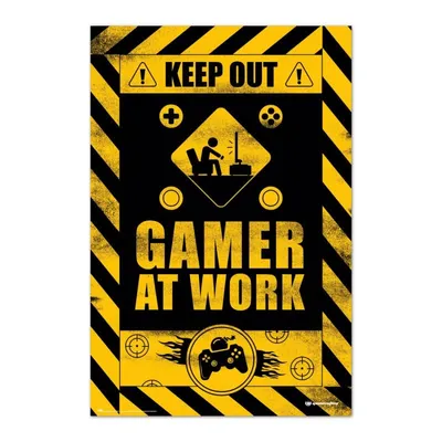 Erik Editores Gameration Gamer At Work Poster 91,5 x 61 cm