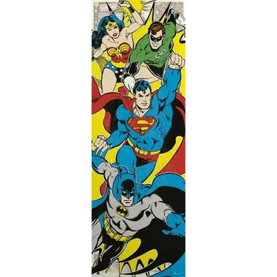 Erik Türposter DC Comics Justice League 158x53cm
