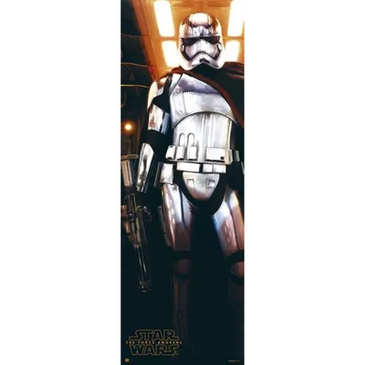 Erik Star Wars Captain Phasma Türposter 158x53cm