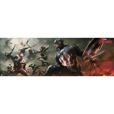 Erik Türposter Marvel Captain America Civil War 158x53cm