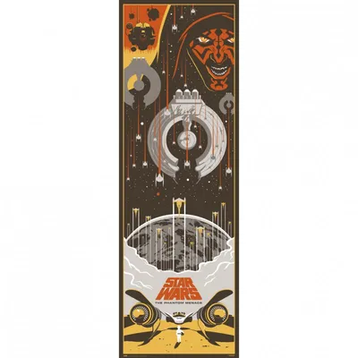 Erik Türposter Star Wars Episode I 158x53cm