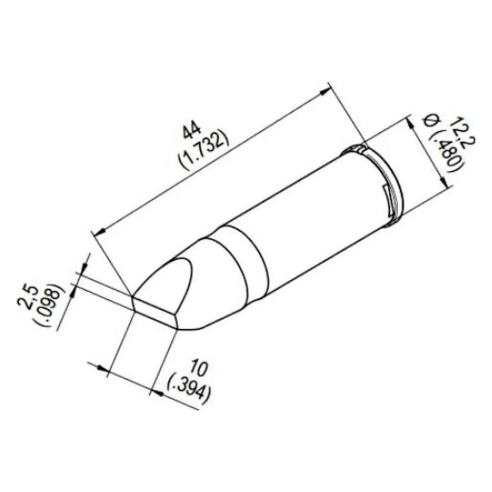 Ersa 0242CDLF100 Lötspitze Spitzen-Grösse 10mm Inhalt 1St.