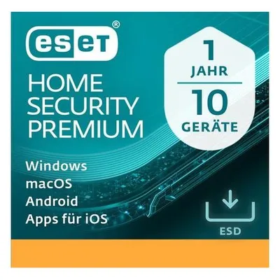 Software ESET Home Security Premium 10 Benutzer Multiplattform ESD