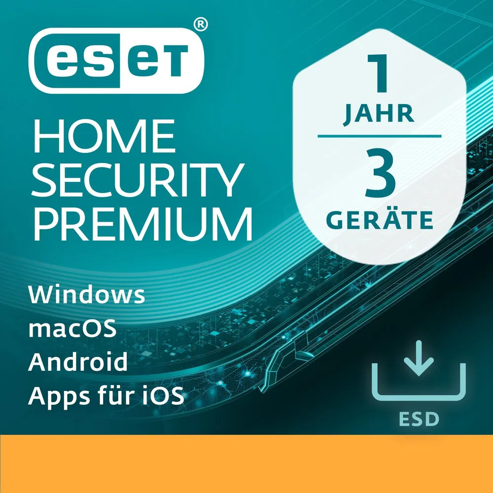 Home Security Premium, 3 Geräte, 1 Jahr