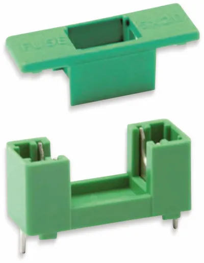 ESKA 506.000 G-Sicherungshalter mit Kappe für 5x20mm Printmontage, 6,3A, 250V