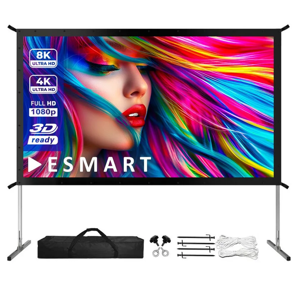 ESMART ESMART Professional Faltrahmen-Leinwand Faltrahmenleinwand (MIMOBI)
