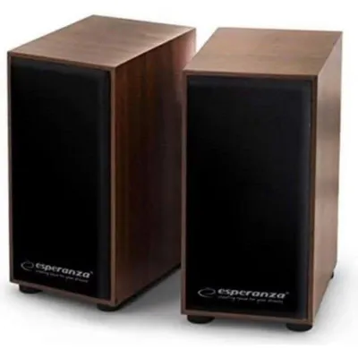Lautsprecher ESP Holz USB 2.0 6W mit Lautstärkeregelung