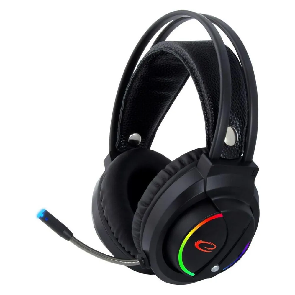 Auriculares Esperanza Egh470 con cable 3.5 mm Gaming Iluminación Negro