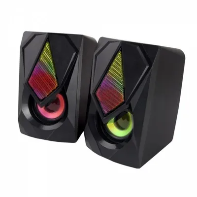Lautsprecher Esperanza BOOGIE 2-Wege kabelgebunden 5W mit Beleuchtung und USB