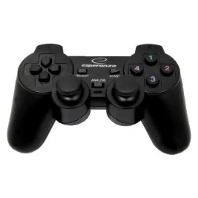 Joystick Esperanza EG106 Schwarz Vibrationsfunktion USB 2.0 PC Playstation