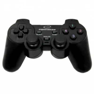 Joystick Esperanza EG106 Schwarz Vibrationsfunktion USB 2.0 PC Playstation