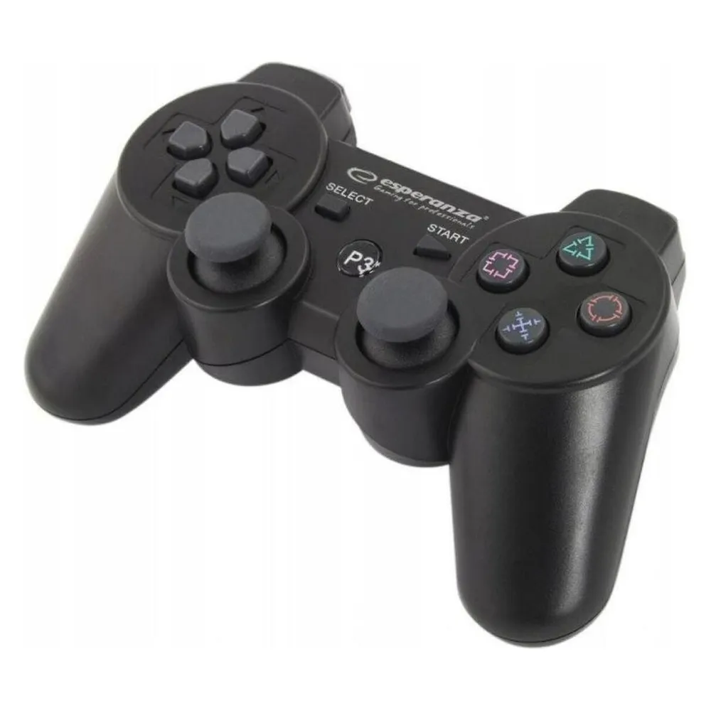 Joystick Esperanza EGG109K Wireless Bluetooth Schwarz für Playstation 3