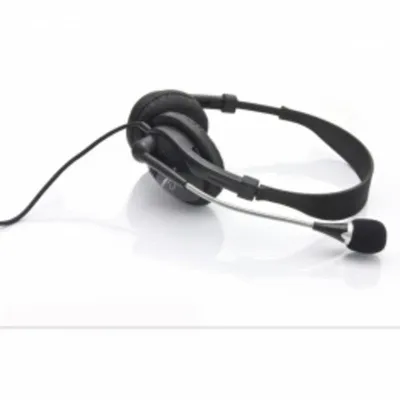 Kopfhörer Esperanza EH115 mit Kabel, Boom-Mikrofon für Anrufe und Musik, schwarz