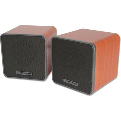 Lautsprecher Esperanza PC USB 5W kompakt mit 3,5-mm-Klinke