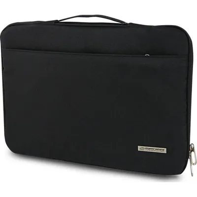 Hülle Esperanza ET195 für 15,6" Notebook Polyester schwarz mit Tragegriff und Taschen