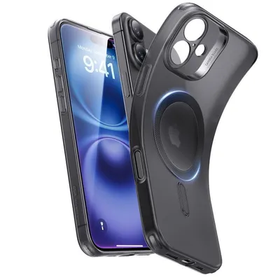 Handyhülle ESR Zero Clear HaloLock TPU Schwarz Ultrathin für iPhone 16 Plus