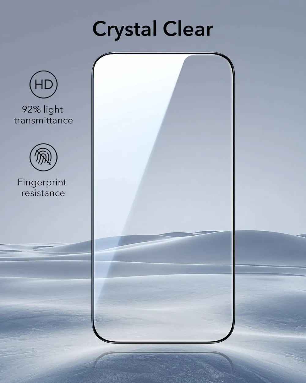 ESR Clear Displayschutzglas für iPhone 17 Pro Max