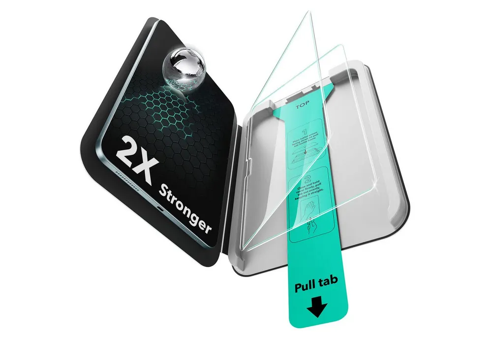 ESR Displayschutzglas Tempered-Glass Displayschutz für Apple iPad Air 13 (2026 2025 2024), 2 Stück, 2er Pack, wasserabweisend, Kratzfest