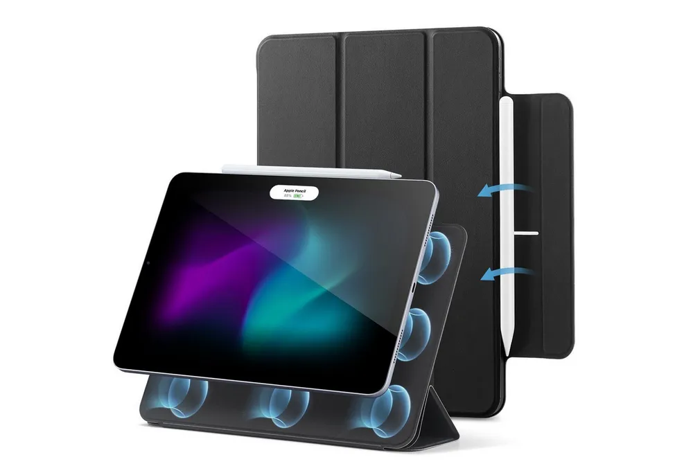ESR Tablet-Hülle Rebound Magnetic Case 28 cm (11 Zoll), starke Magnetbefestigung, dreifach klappbarer Ständer