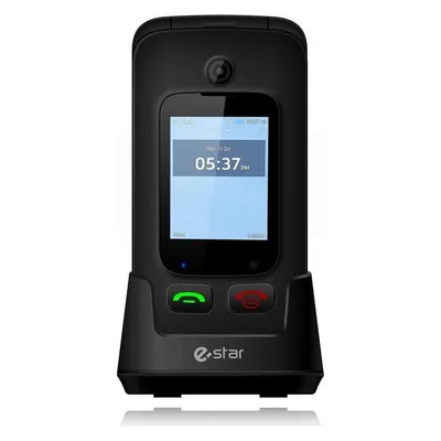 Estar Digni Flip 2G 2.4" Dual Display SOS Schwarz Rot