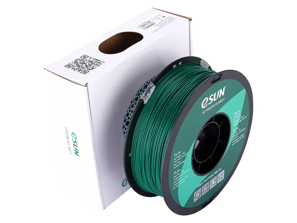 3D Filament PLA+, 1 kg, grün, 1,75 mm