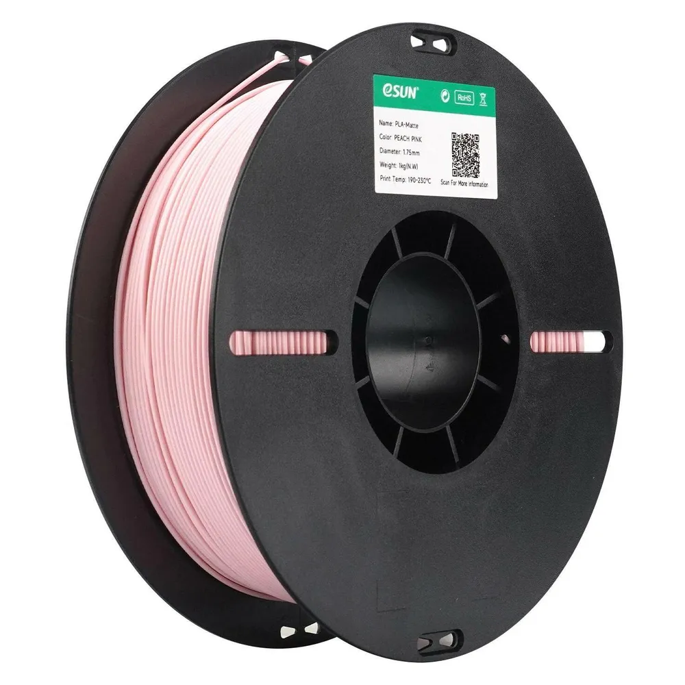 eSUN ePLA-Matte Peach Pink Filament 1.75mm 1Kg