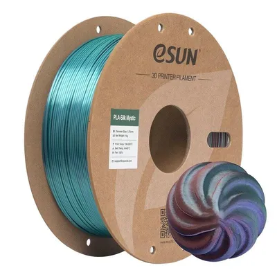 Filament PLA Silk eSUN EPLA-SILK Mystic Copper Purple Green 1,75 mm 1 kg