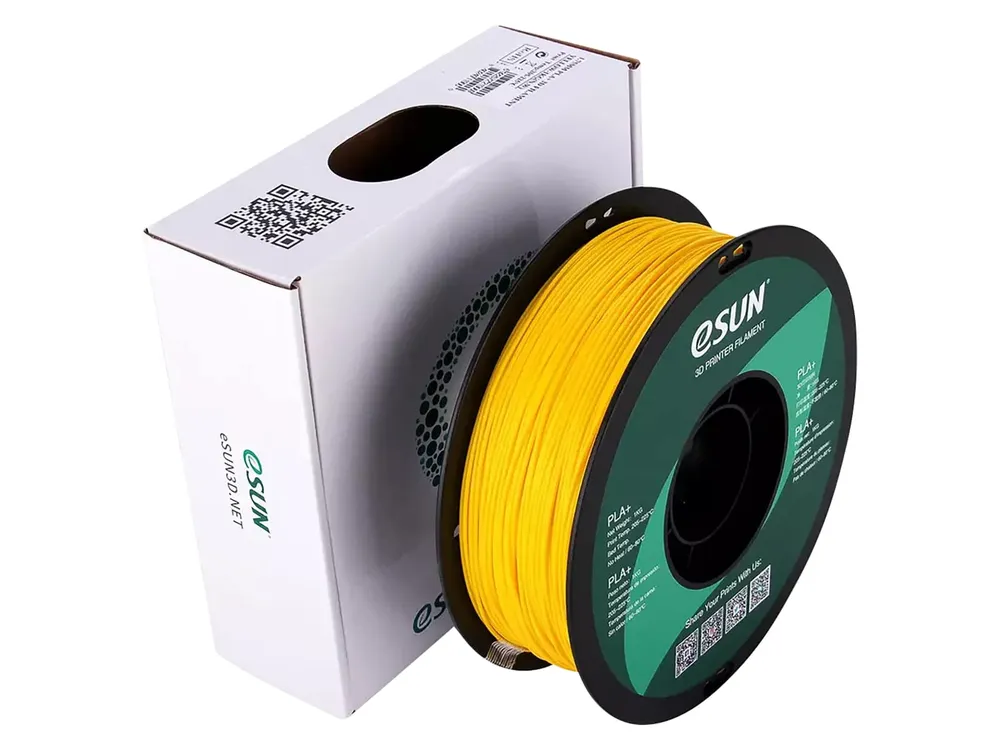 ESUN 3D Filament PLA+, 1 kg, gelb, 1,75 mm