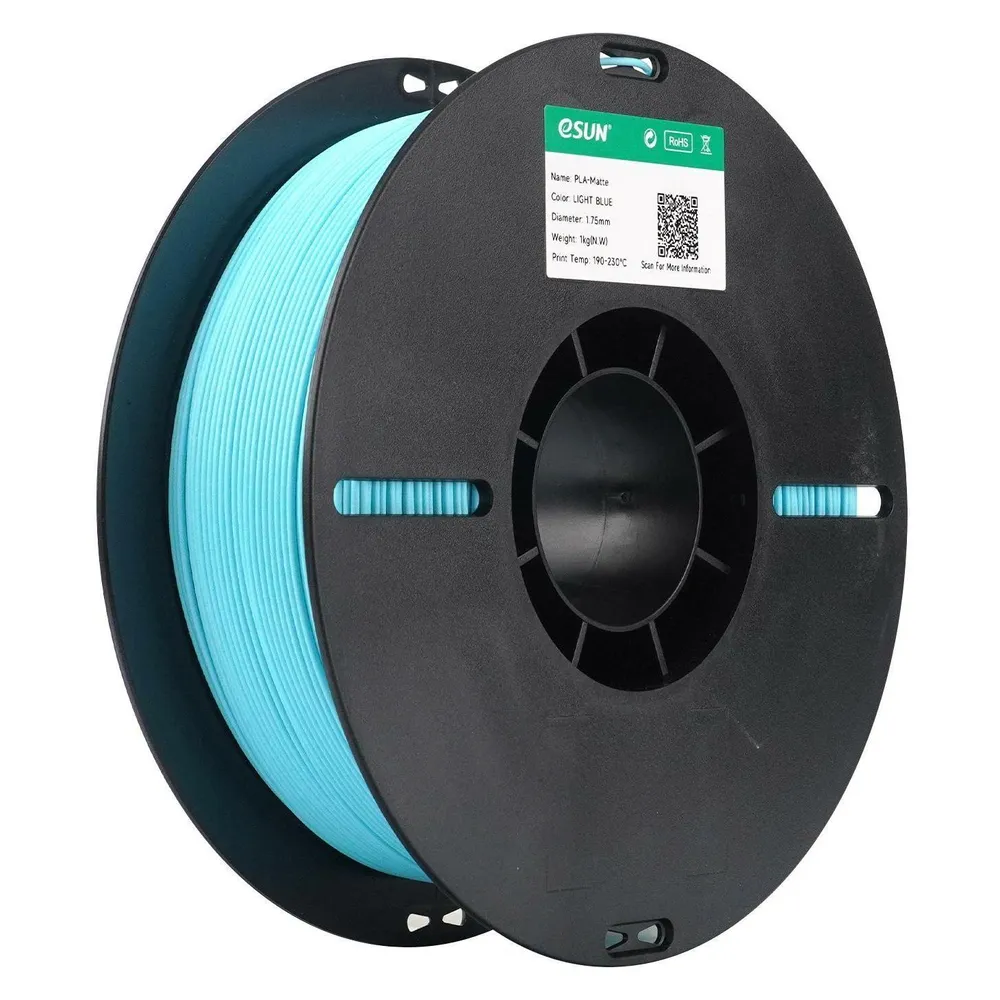 Filament PLA eSUN PLA-Matte PLA-MT175Q-U1P1 Blau 1