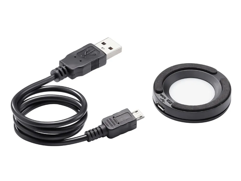 ETT Solaruhr-Schnellladelampe (2-tlg., bestehend aus Ladelampe und Ladekabel mit USB-Anschluss, 2-tlg., Ladegerät, für alle Solaruhren geeignet, einfaches Laden)