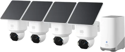 eufy SoloCam E42 4er-Pack + HomeBase 3