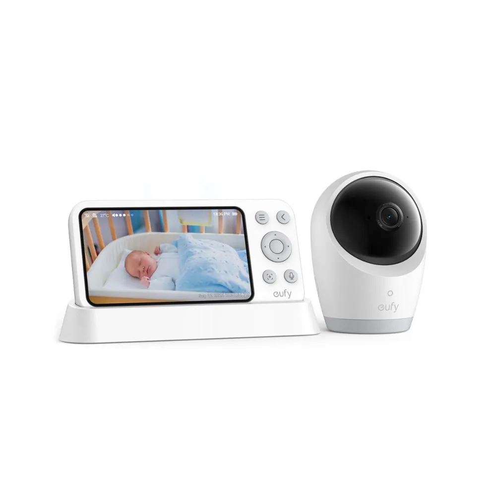 eufy Baby Monitor E21 - Smartes Babyfon mit Kamera - Weiß