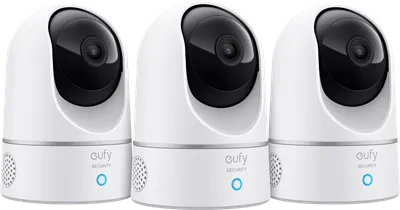 eufy Indoor Cam 2K Pan & Tilt Dreierpack