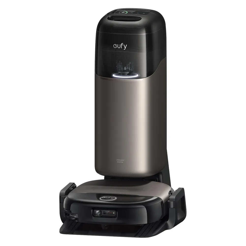 eufy Robot Vacuum Omni S2 - Saug- & Wischroboter mit Uniclean-Station - Silber