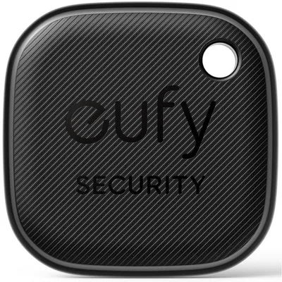 eufy Security SmartTrack Link (Schwarz, 1er-Pack), Nicht kompatibel mit Android, Funktioniert mit Apple Find My (Nur iOS)