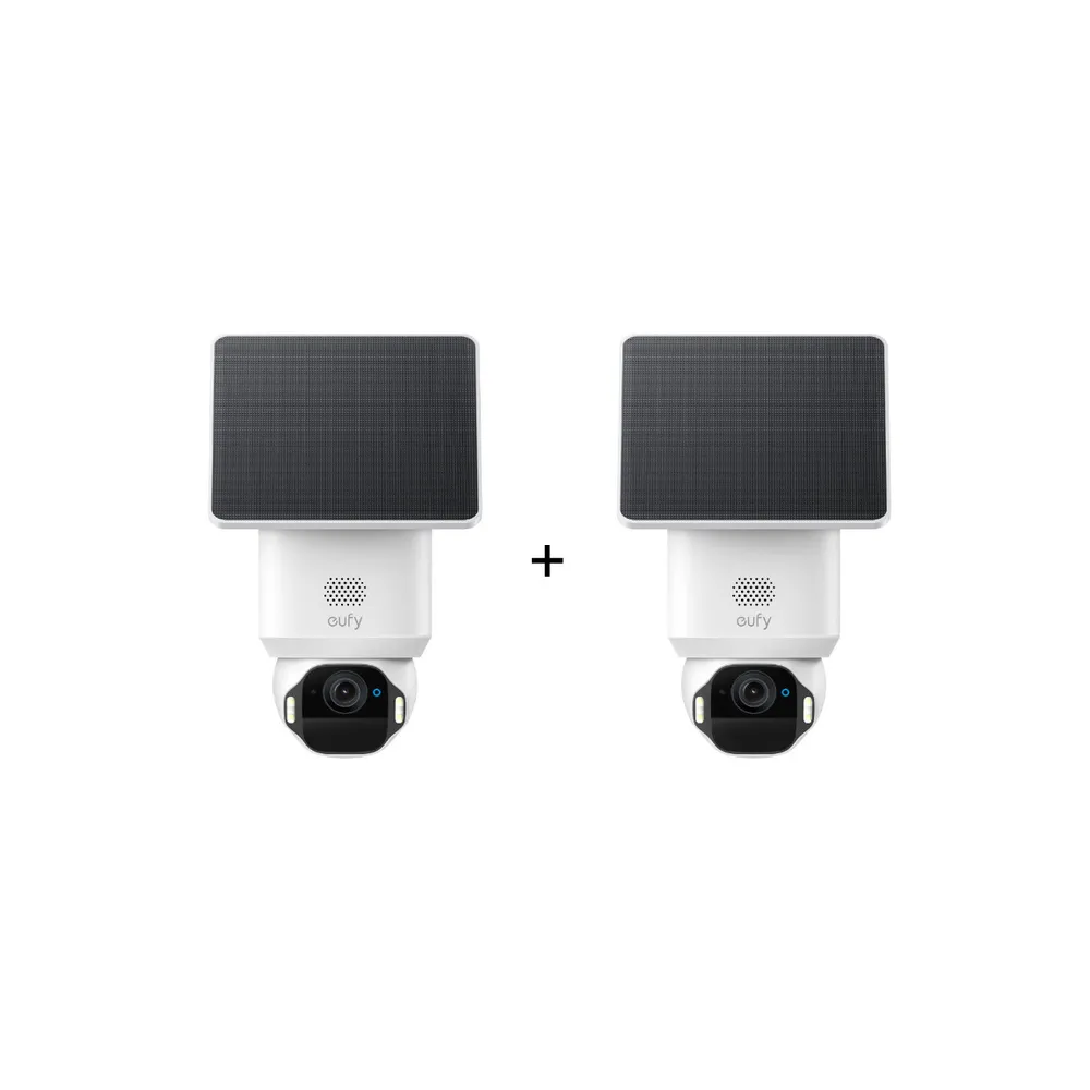 eufy SoloCam E42 - 4K-WLAN-Außenkamera mit Solarpanel - 2er-Set