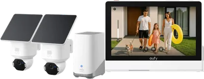 eufy SoloCam E42 Doppelpack + HomeBase 3 + Smart Display E10
