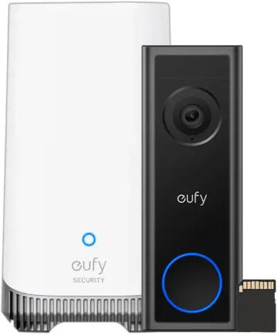 eufy Video Doorbell C31 + SD-Karte + HomeBase 3