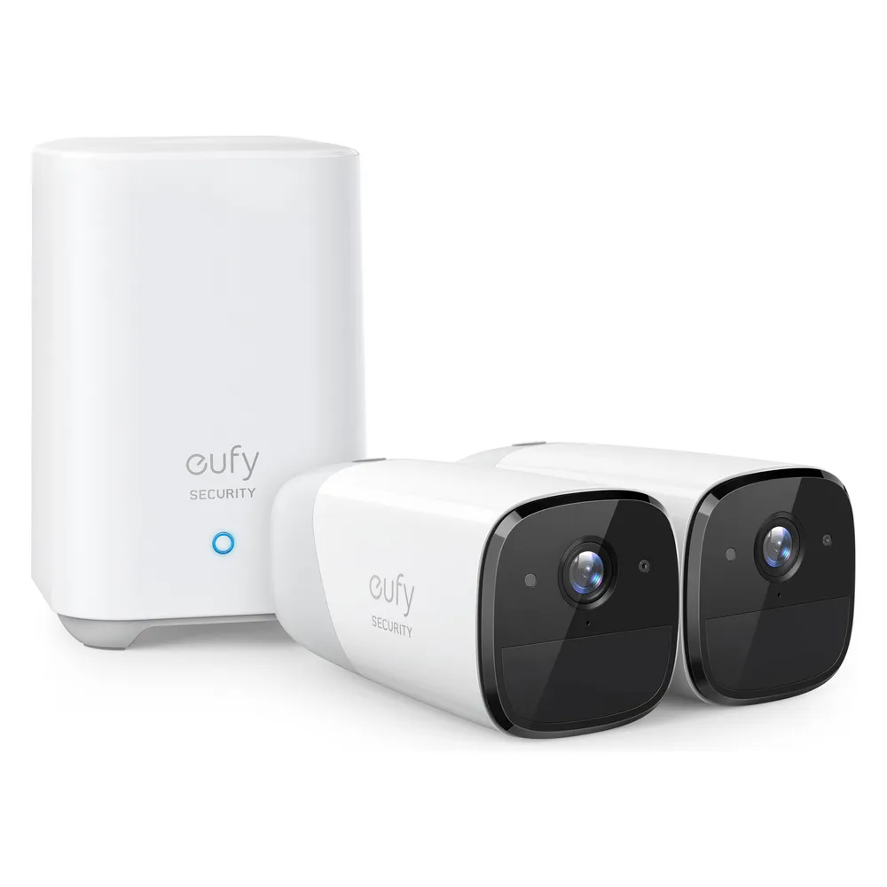 eufyCam 2 Pro 2+1 Kit - 2-Kameraset mit HomeBase 2 - Weiß