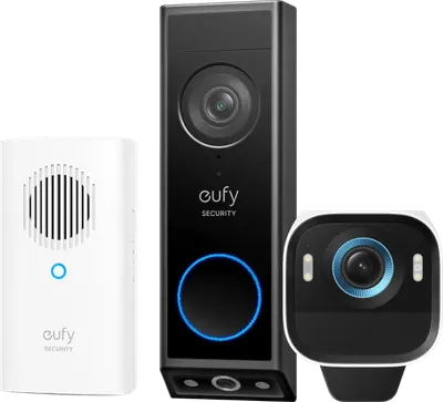 eufyCam S3 Pro Doppelpack + eufy Video Doorbell E340 + Chime