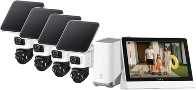 eufyCam S4 4er-Pack + HomeBase 3 + Smart Display E10