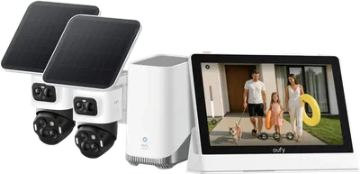 eufyCam S4 Doppelpack + HomeBase 3 + Smart Display E10