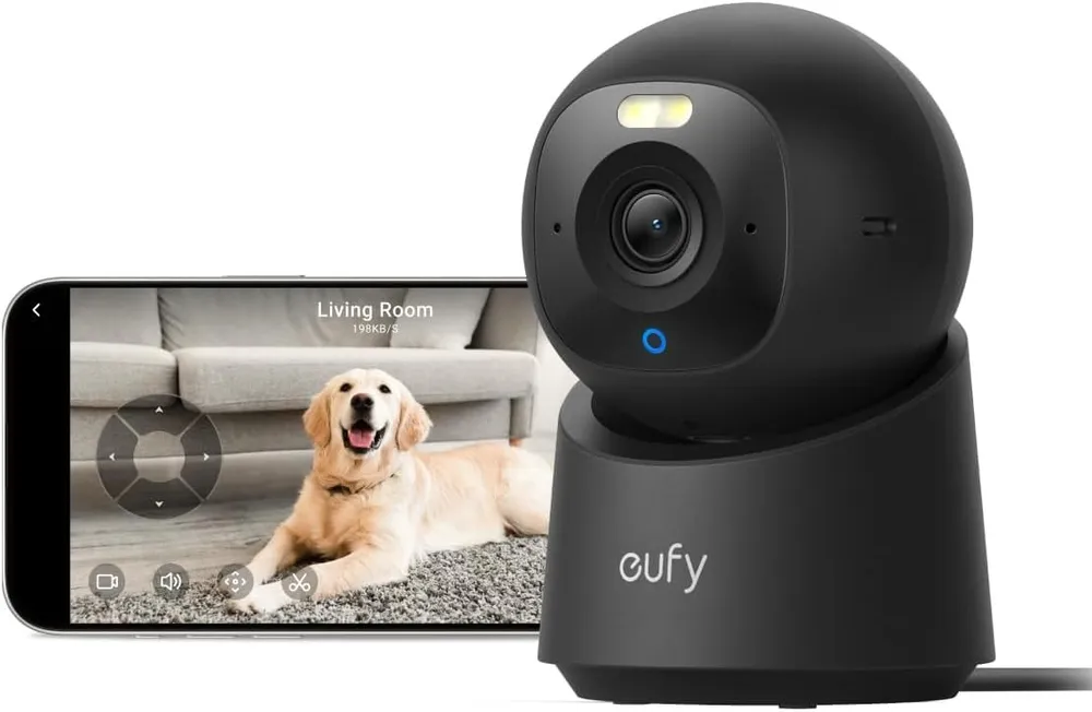 eufy Security Indoor Kamera E30 4K 8MP UHD Sicherheitskamera, 360° Abdeckung, 6× optischer Zoom (Innenbereich, Bewegungssensor)