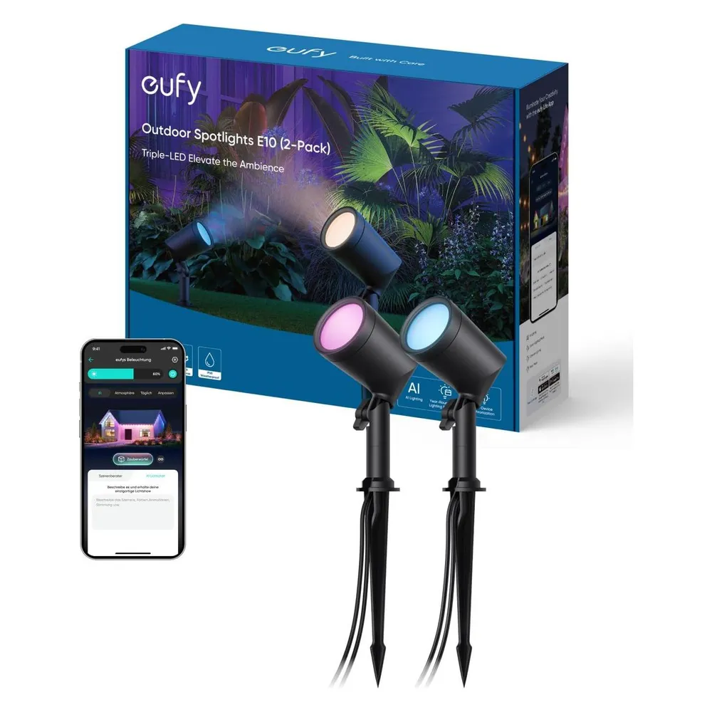 eufy Außen-Strahler E10 Doppelpack